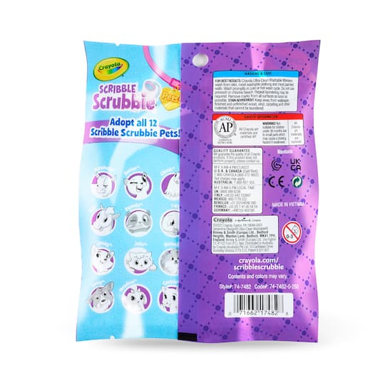 Assorted Crayola® Scribble Scrubbie Pet